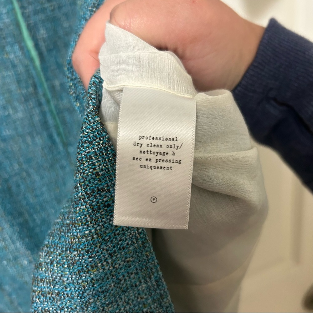 Rag & bone turquoise tweed sheath dress Size 4 - Picture 12 of 12